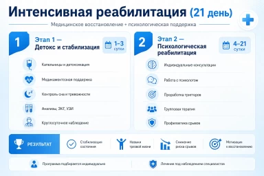 Реабилитация за 21 день в Новосибирске